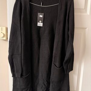 Black Women's Cardigan Sweater